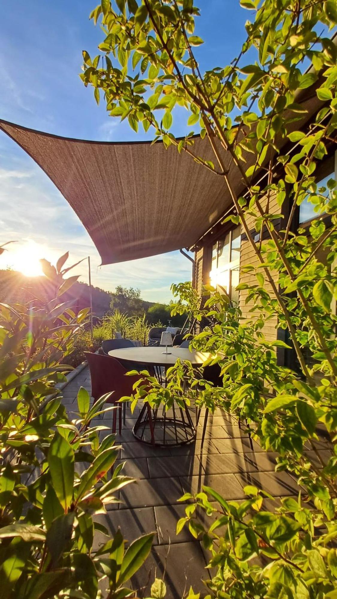 Odenwald-Lodge Mit Infrarotsauna Und E-Ladestation Im Naturpark Odenwald "Haus Himmelblau" Reichelsheim Ngoại thất bức ảnh